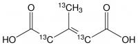 3-Methyl-13C-glutaconic acid-2,4-13C2 