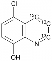 5-Chloro-8-quinolinol-2,3,4-13C3 