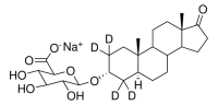 Androsterone-2,2,4,4-d4 3-glucronide sodium salt 