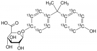 Bisphenol A-(rings-13C12) mono--D-glucuronide 