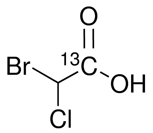 Bromochloroacetic acid-1-13C 