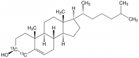 Cholesterol-3,4-13C2 