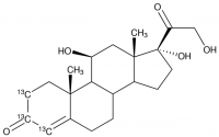 Hydrocortisone-2,3,4-13C3 solution 