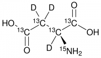 L-Aspartic acid-13C4,15N,2,3,3-d3 