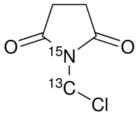 N-(Chloromethyl-13C)succinimide-15N 