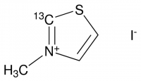 N-Methylthiazolium-2-13C iodide 