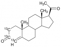 Progesterone-2,3,4-13C3 solution 