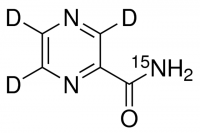 Pyrazine-d3-carboxamide-15N 