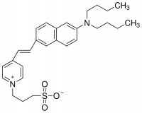 4-(2-(6-(Dibutylamino)-2-naphthalenyl)ethenyl)-1-(3-sulfopropyl)pyridinium hydroxide inner salt 
