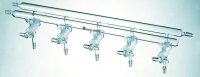 Synthware� all-glass vacuum/inert gas manifold with solid high vacuum stopcocks SYNM290004-1EA