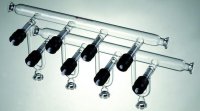 Synthware� double vacuum manifold with high vacuum valves and #15 o-ring joints SYNM330804-1EA