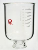 Vacuum filtration assembly funnel tops 