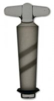 Glass stopcock plug, double oblique 4 mm bore, for vacuum manifolds Z681504-1EA