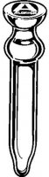 Solid glass plug Z532088-1EA