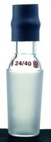 Synthware� inlet/thermometer adapter with one holed rubber adapter SYNA451420-1EA