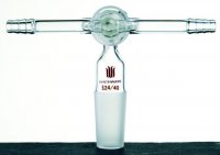 Synthware� vacuum/inert gas adapter with T-bore glass stopcock SYNA881420G-1EA