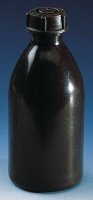 BRAND� amber narrow-mouth bottle, LDPE, with screw cap BR130254-1EA