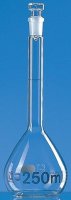 BRAND� BLAUBRAND� volumetric flask, glass stopper, clear glass 