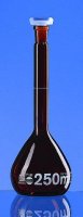 BRAND� BLAUBRAND� volumetric flask, PP stopper, amber glass 