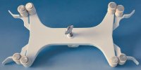 BRAND� burette clamp, aluminum die casting for 2 burettes, with roll mounting BR578000-1EA