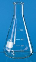 BRAND� Erlenmeyer flask with beaded rim and graduation, narrow mouth BR92773-1EA