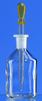 BRAND� glass dropping bottle with dropping pipette and rubber teat BR124529-1EA
