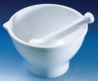 BRAND� mortar with pestle, with foot/spout BR110710-1EA