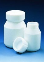 BRAND� wide-mouth bottles with screw cap, PTFE 