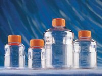 Corning� Easy-Grip round, plastic, storage bottles 