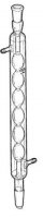 Pyrex� Allihn condenser, with male and female joints 