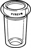 Pyrex� bushing-type reducing adapter 