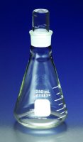 Pyrex� narrow-mouth Erlenmeyer flask with ST stopper 