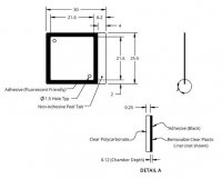 Grace Bio-Labs HybriWell-FL� sealing system, Fluor-"friendly" adhesive chamber 