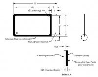Grace Bio-Labs HybriWell-FL™ sealing system, Fluor-"friendly" adhesive chamber GBL612201-100PAK