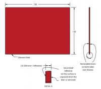Grace Bio-Labs Press-To-Seal silicone isolator, red silicone sheet GBL666384-5EA