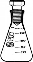 Duran� Erlenmeyer flask with stopper 