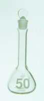 Kimax� heavy-duty wide-mouth, large numbers volumetric flasks - CLASS A 