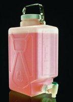 Nalgene� fluorinated carboys with spigot 