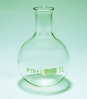 Pyrex� Boiling flask, round bottom, narrow neck SLW1100/04M-10EA