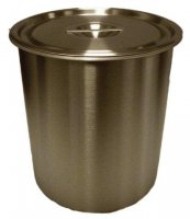 Stainless steel straight side storage container Z766488-1EA