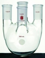 Synthware� four-neck round-bottom flask with vertical side necks SYNF214250-1EA