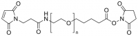 Poly(ethylene glycol) (N-hydroxysuccinimide 5-pentanoate) ether N-(3-maleimidopropionyl)aminoethane 757853-100MG