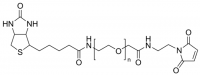 Poly(ethylene glycol) [N-(2-maleimidoethyl)carbamoyl]methyl ether 2-(biotinylamino)ethane 757748-100MG