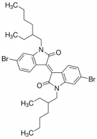 6-bromo-3-[6-bromo-1-(2-ethylhexyl)-1,2-dihydro-2-oxo-3H-indol-3-ylidene]-1-(2-ethylhexyl)-1,3-dihydro-2H-indol-2-one 804878-1G