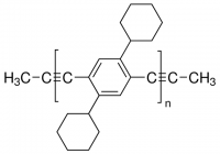 Poly(2,5-dicyclohexylphenylene-1,4-ethynylene) 
