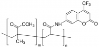 Poly[(methyl methacrylate)-co-(7-(4-trifluoromethyl)coumarin methacrylamide)] 