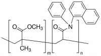 Poly[(methyl methacrylate)-co-(N-(1-naphthyl)-N-phenylacrylamide)] 565083-500MG