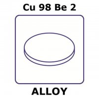Copper-beryllium alloy, Cu98Be2 GF00362023-10EA