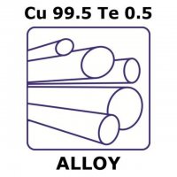 Copper-tellurium alloy, Cu99.5Te0.5 GF10503403-1EA