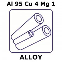 Dural� - aluminum-copper-magnesium alloy, Al95Cu4Mg1 